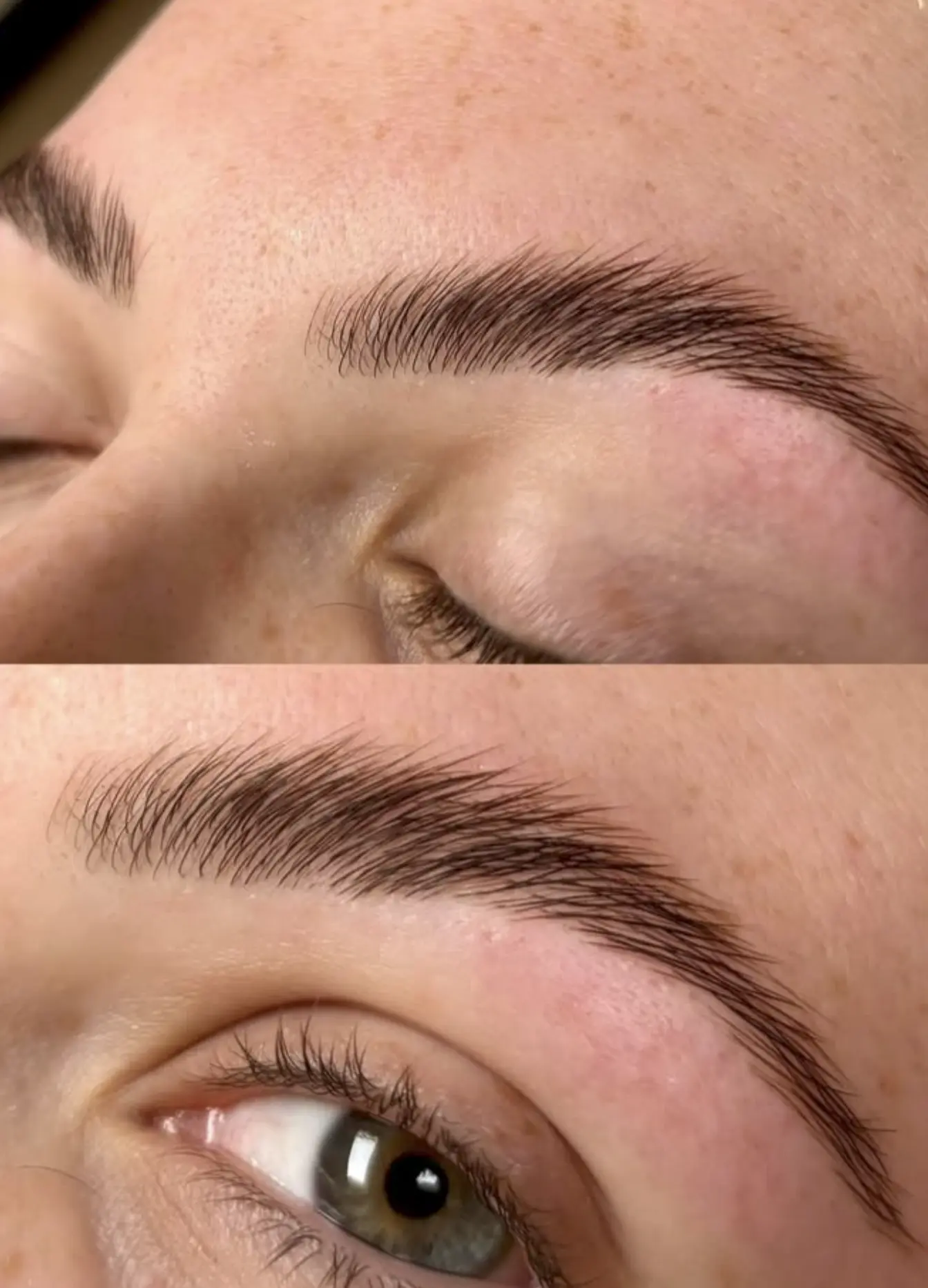 brow tint peel off