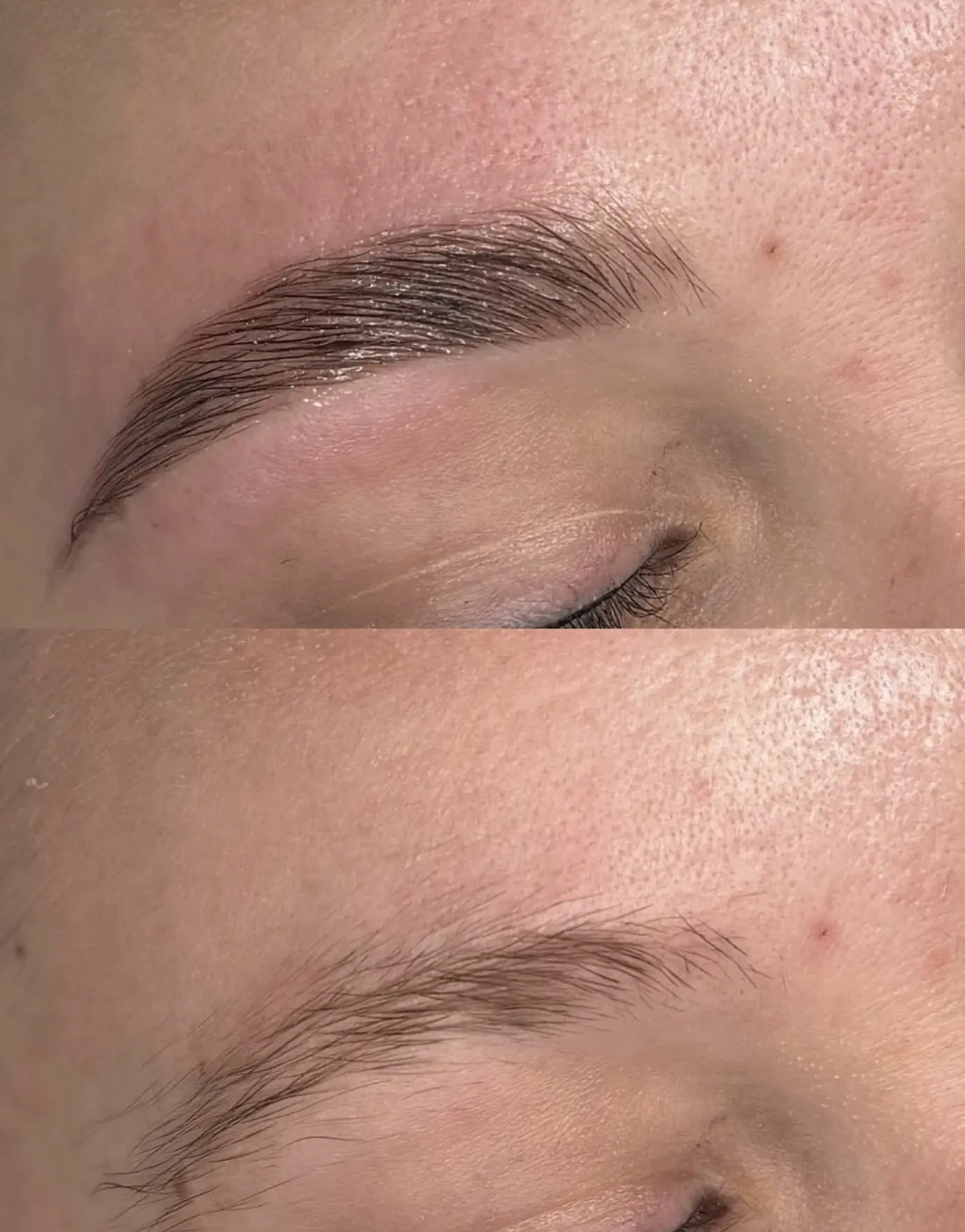 brow wax and tint